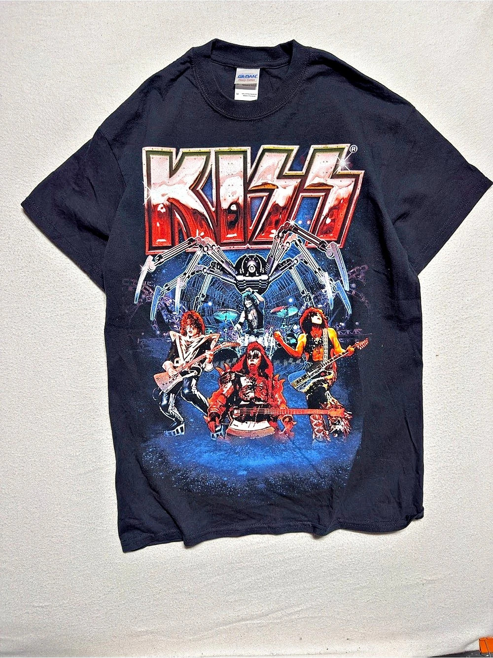 Rare Kiss Monster Tour 2013 Graphic Band Tee Black Size Medium